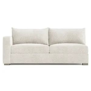 Helena Fabric Left Arm Loveseat