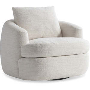 Plush Jules Fabric Swivel Chair