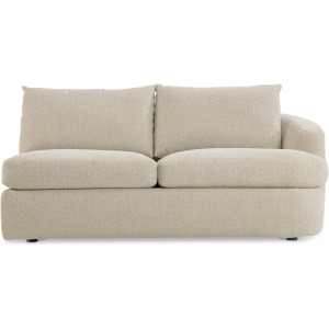 Plush Jules Fabric Right Arm Loveseat