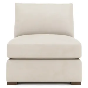 Ventura Leather Armless Chair