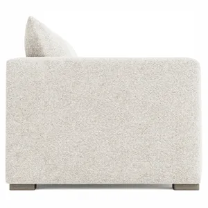 Helena Fabric Left Arm Loveseat