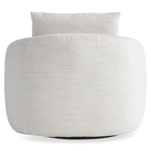 Plush Jules Fabric Swivel Chair