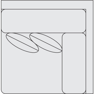 Signature Seating Fabric Corner Chair