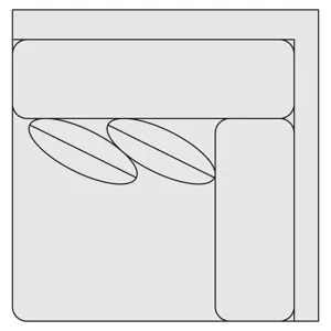 Signature Seating Fabric Corner Chair