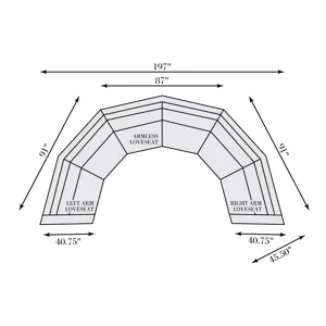 Del Sol Outdoor Sectional