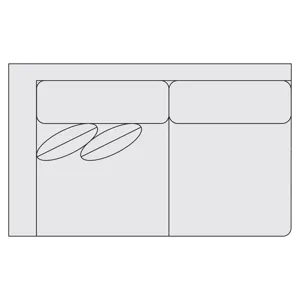 Signature Seating Fabric Left Arm Loveseat