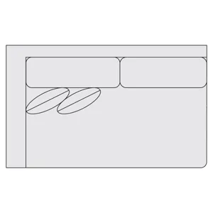 Signature Seating Fabric Left Arm Loveseat