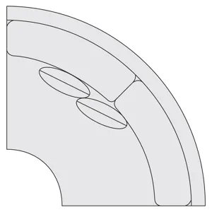 Signature Seating Fabric Wedge