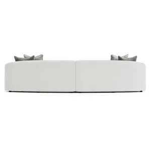 Plush Elle Fabric Sectional