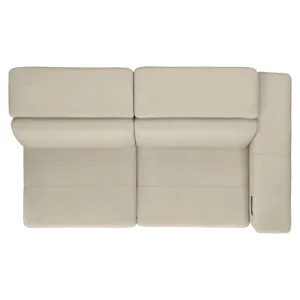 Lioni Leather Right Arm Power Motion Loveseat