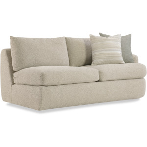 Plush Jules Fabric Right Arm Loveseat