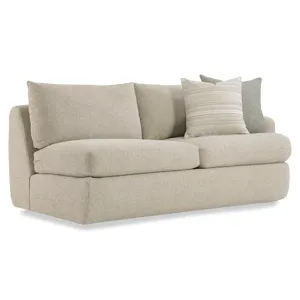 Plush Jules Fabric Right Arm Loveseat