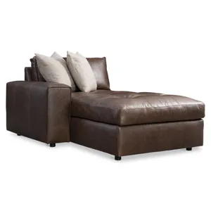 Nest Leather Left Arm Chaise