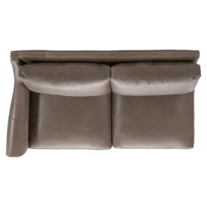Keirnan Leather Left Arm Loveseat