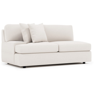 Serena Fabric Left Arm Loveseat