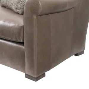 Keirnan Leather Right Arm Loveseat