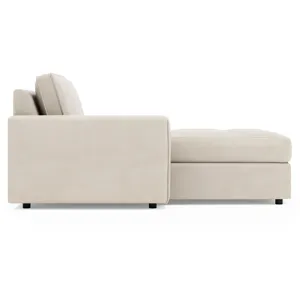 Nest Leather Left Arm Chaise