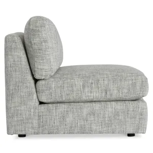 Plush Serena Fabric Armless Chair