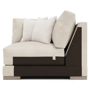 Lars Leather Corner Chair