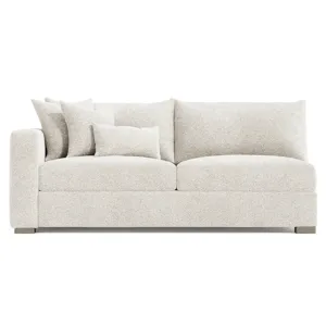 Helena Fabric Left Arm Loveseat
