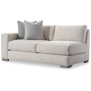 Drew Fabric Left Arm Loveseat