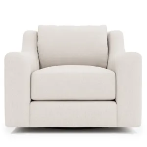 Plush Gabi Fabric Swivel Chair