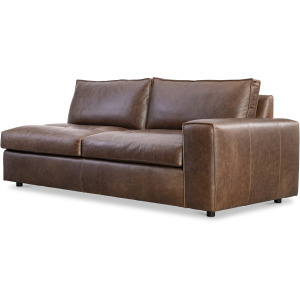 Nest Leather Right Arm Loveseat