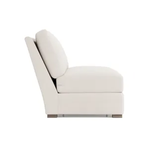 Ventura Fabric Armless Loveseat