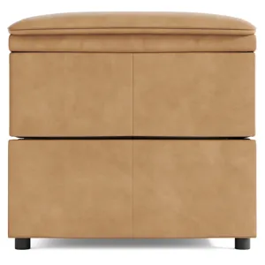 Billings Leather Armless Chair