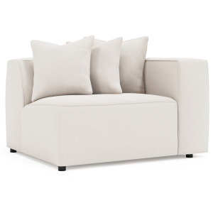Bliss Fabric Left Arm Chair