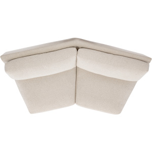 Soleil Fabric Armless Loveseat