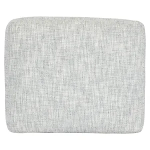 Plush Serena Fabric Ottoman