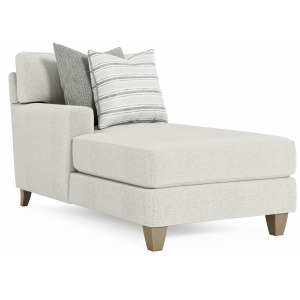 Mila Fabric Left Arm Chaise