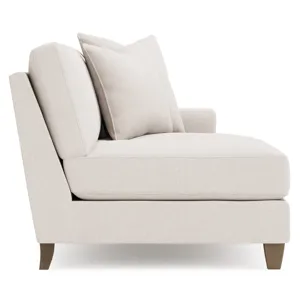 Bernhardt Solutions Mila Fabric Right Arm Loveseat