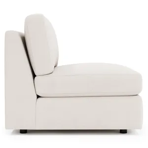 Serena Fabric Armless Chair
