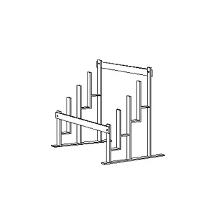 Upholstered Bed Program Bed Display Rack