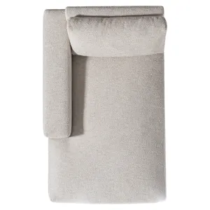 Drew Fabric Left Arm Chaise