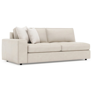 Nest Leather Left Arm Loveseat