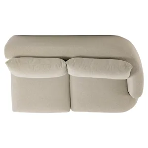 Plush Jules Fabric Right Arm Loveseat