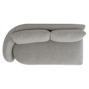 Moretti Fabric Left Arm Loveseat