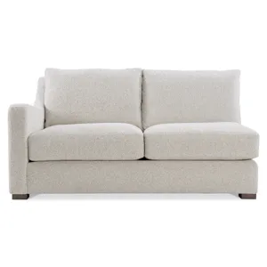 Plush Ventura Fabric Left Arm Loveseat