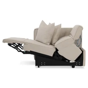Bliss Fabric Left Arm Power Motion Chair