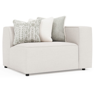 Bliss Fabric Left Arm Chair