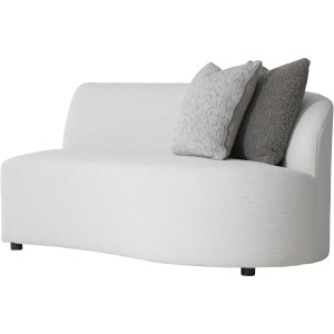 Plush Elle Fabric Right Arm Loveseat