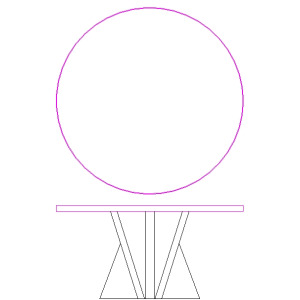 Stratum Dining Table Base