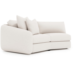 Soleil Fabric Left Arm Loveseat
