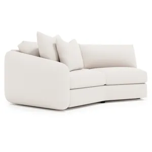 Soleil Fabric Left Arm Loveseat