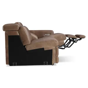 Lioni Leather Right Arm Power Motion Loveseat