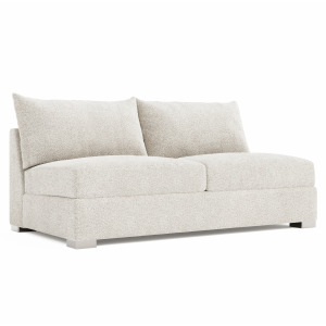 Helena Fabric Armless Loveseat