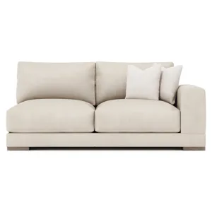 Lars Leather Right Arm Loveseat